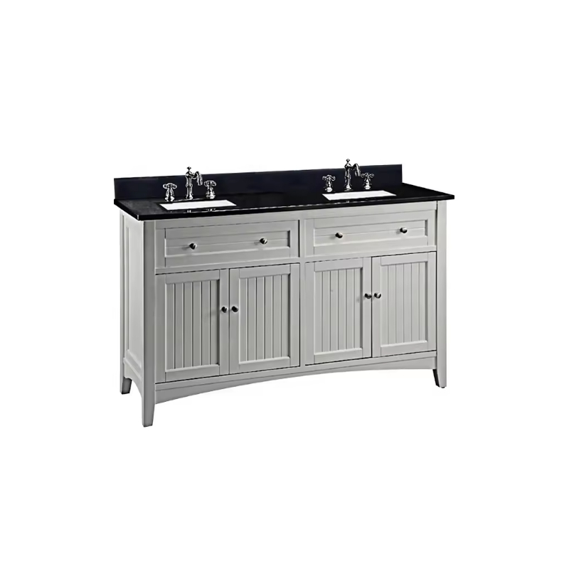 Supernalway Furniture Bathroom Vanity Solid Wooden Bath room Cabinet MDF Bathroom Cabinets